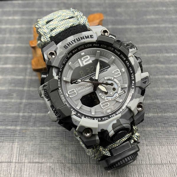 SHIYUNME hommes G Style montre numérique choc militaire sport montres mode étanche boussole électronique montre-bracelet hommes Relogios G1022