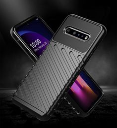 Shock-absorptie Flexibele TPU Rubber Beschermende Anti Kras Duurzaam Case voor LG K50SLG V60 ThinQ