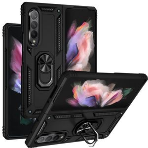 Shock Proof Stand Telefoonhoes voor Samsung Galaxy Z Fold 3 5G Fold 4-viel 5 Anti-Oust Protective Cover