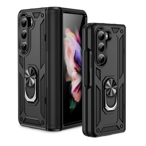 Schokbestendige standaard met ringtelefoonhoes voor Samsung Galaxy Z Fold 5 5G anti-stof beschermhoes