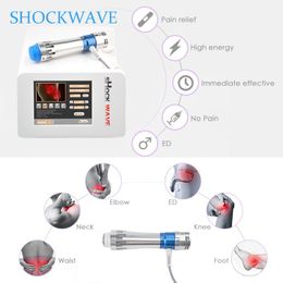 Shock Wave Slim Machine Radiale Shockwave Therapie Fysiotherapie Apparatuur voor ED-behandeling Afslanken Cellulitisreductie met 5 hoofden