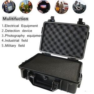 Shockproof Camera Safety Box ABS Sealed Waterproof Hard Boxes Equipment Case with Foam Vehicle Toolbox Impact Resistant Suitcase C0116