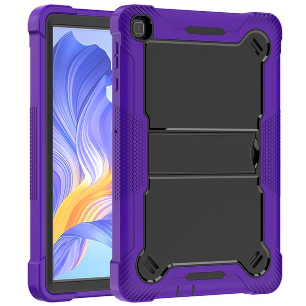 Coque antichoc pour Honor Pad X8 10,1 pouces, coque de protection intégrale robuste pour tablette, coque en caoutchouc souple antichoc avec support réglable