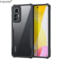 Schokbestendige zaak voor Xiaomi 12t Pro 12 Lite 11t 11 Case Transparante telefoonbedekking voor Xiaomi Mi 11i 10t 10 Carcasa Funda Coque