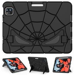 Antichoc Defender Silicone Tablet PC Cases pour iPad 10.2 Nouveau 9.7 11 Air 4 10.9 2022 Housses de support pour Tab A8 10.5 X200 X205 2021 Housse de protection