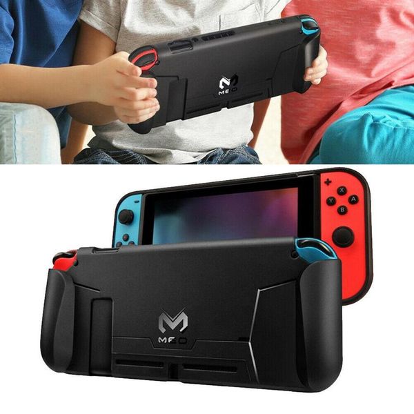 Fundas protectoras completas a prueba de golpes para consola Nintendo Switch, funda de silicona TPU, soporte de montaje Base NS, soporte Cover249z