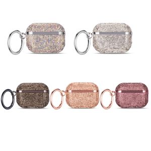 Étui de protection antichoc en strass pailleté, accessoires pour écouteurs Airpod Pro 2 2e génération Airpods 3 Air Pod1 Diamond Bling, couverture rigide pour écouteurs sans fil