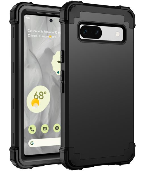 Coques de protection complètes pour Google Pixel 7A 7 Pro 6 6A 5A 3A 4XL 4 5 4A 5G Hard Phone Conque Funda