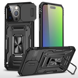 Étuis de protection pour objectif d'appareil photo, antichocs, hybrides, avec anneau magnétique, pour iPhone 15 Pro Max 14 13 12 11 XR XS X 8 7, Funda