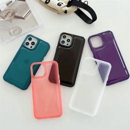 Étuis souples antichoc en gelée pour iPhone 15 14 plus 13 12 11 Pro Max XR XS X, coque arrière de téléphone portable capa funda, étui de protection, 300 pièces