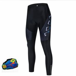 Antichoc hommes automne ajustement serré pantalons longs cyclisme 20D anti-dérapant rembourré Gel vélo descente pente vélo de montagne 240112