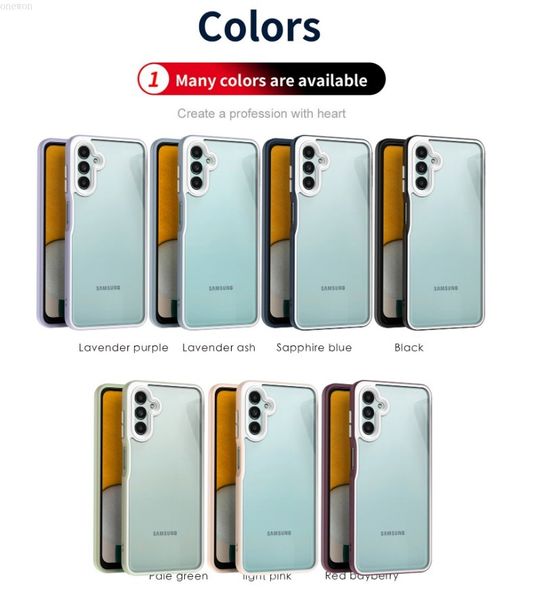 Case de teléfono a prueba de choque para Samsung A13 A33 A53 A73 S22 Plus Ultra iPhone 15 14 13 12 11 PRO MAX PC HARD Soft TPU Cubierta completa