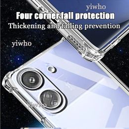 Case de téléphone à l'épreuve du choc pour Xiaomi POCO C65 C55 CC51 C50 transparent transparent en silicone Soft TPU Pocophone C 65 51 55 50 Couverture arrière
