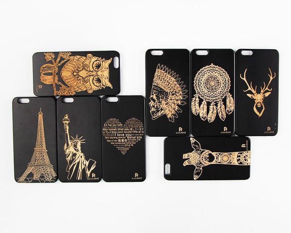 Téléphone étuis pour iPhone 6 7 8 Plus 11 12 Pro X Xs Xr 2021 Étanche LOGO Personnalisé Motif En Gros De Mode Bois Antichoc Couverture Arrière