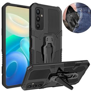 Étuis de protection antichoc Support de pince de ceinture en métal support de voiture magnétique étui de béquille pour Samsung Galaxy A03 A13 A23 A33 A53 A73 5G