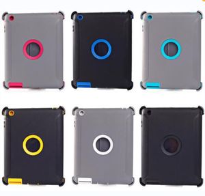 antichoc Robot Heavy Duty tpu + pc anti-chute de protection Tablet PC Cases Sacs pour ipad 2/3/4