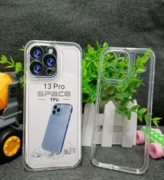 Fundas transparentes a prueba de golpes para iPhone 14, 13, 12, 11 Pro Max, X, XS, MAX, XR, PC transparente, Candy Jelly, funda trasera para teléfono móvil Cov2673962