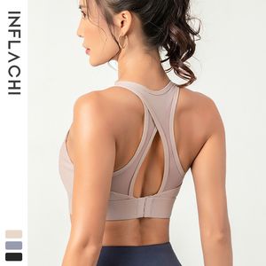 Sports antichorcométriques Soutien-gorge Yoga Outfits Hollow Out Heart Femmes Sous-villes Débardeurs Débardeur Forme recueillie Fitness Vest gilet Vêtements respirants