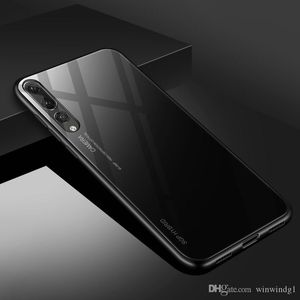 2021 Mode Schokbestendige Telefoon Gevallen Transparant Gehard Glas voor Samsung Galaxy S9 S10 Opmerking 9 10 S21 Ultra Back Cover Shell