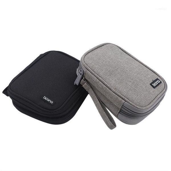 Pochette de sac de rangement de voyage en tissu imperméable antichoc pour sac de batterie de disque dur externe portable1