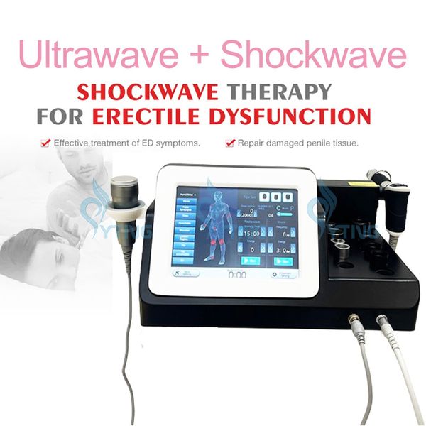 Machine de physiothérapie à ondes Shockwave Ultrawave Wave Shock Thérapie physiothérapie Low-Dool Doule Relief Ed Traitement