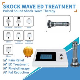 Autres équipements de beauté Corpus de physiothérapie à ondes de choc Ed Pneumatic Extracorporel Shock Wave Therapy Machine Relief de soulagement de la douleur Masseur relaxant