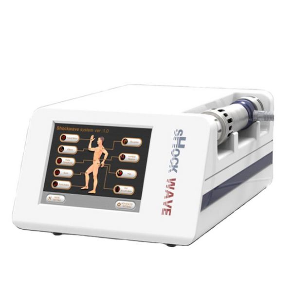 Máquina de terapia de ondas de choque Dispositivo de ondas de choque extracorpóreas Artritis acústica Alivio del dolor muscular físico Equipo de belleza