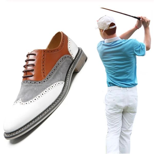 Zapato 2023 nueva llegada zapatos de Golf para hombre Tenis Masculino Adulto zapatos de Golf para hombre antideslizantes deportes ligeros y sin picos