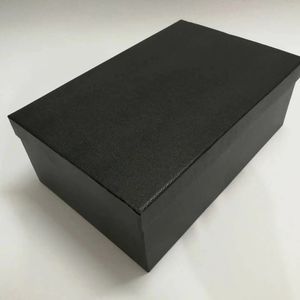 Caja de zapatos, caja pequeña de cartón, cubierta superior e inferior, caja de zapatos negra, caja de zapatos blanca