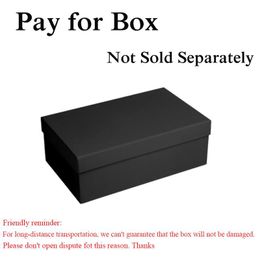 Las cajas de zapatos se venden por separado y deben comprarse junto con los zapatos.Si le importa el precio, no compre.Gracias