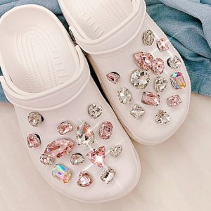 Schoenbedels voor Croces DIY Gekleurde Diamant Kristal Schoengesp Decoratie voor Croces Schoencharme Accessoires Kinderfeestcadeau