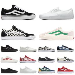 Schoenontwerper Old Skool Vrije tijd Skateboardschoenen Zwart-wit Hardloopschoenen voor heren Damesmode Outdoor Platte schoenen Maat 36-44