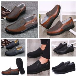 Schoen GAI sneakers Vrijetijdsschoen Heren Enkele zakelijke ronde neus Schoen Casual zachte zool Slippers Platte heren Klassieke comfortabele schoenen zachte maat EUR 38-50