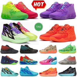 Chaussure lamelo balle 1 MB01 02 03 Chaussures de basket-ball et rock ridge reine Red Not From Here Lo Ufo City Blast Mens Trainers Sports Sneakers Us 7