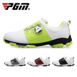 Zapato recién llegado 2020 Pgm, zapatos de Golf para hombre, zapatos deportivos impermeables, zapatillas deportivas antideslizantes, zapatos de Golf con perillas para hombre