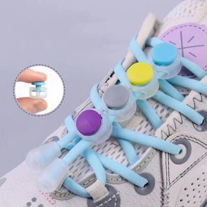 Schoenonderdelen 14 Color vetgedrukte elastische schoenvatroofvergrendeling geen stropdasvetjes kinderen