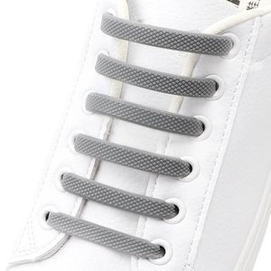Pièces de chaussures 16 PCS Fashion Silicone lacets sans liens Lacets élastiques baskets pour chaussures liant les enfants accessoires paresseux adultes