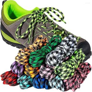 Pièces de chaussures 1pair 4,5 mm Sports extérieurs Shoelaces Special Point Point Laces Polyester Round Round Shoelace Coton Boots ACCESSOIRES