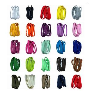 Pièces de chaussures 200 cm Shoelace Flat Lace Shoestrings Long Polyester Cords pour bottes