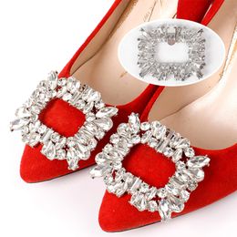 Pièces de chaussures Accessoires 1 paire pince à chaussures chaussures de mariée fleur classique tempérament détachable bricolage boucle de chaussure accessoires de chaussures talons hauts bijou 230519