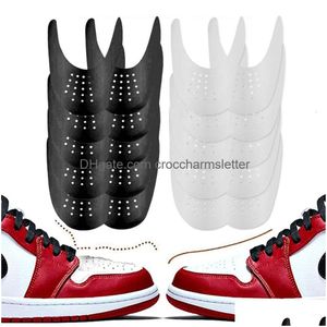 Accessoires de pièces de chaussures 10 paires de protecteurs anti-plis pour baskets de basket-ball Fold S Toe Caps Protection Dhvk8