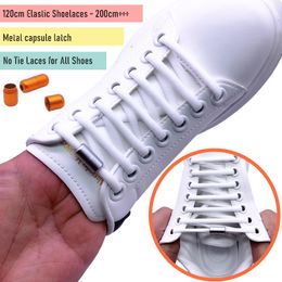 Accessoires de pièces de chaussures 1pair élastiques paresseux shoelaces sans lie lacets baskets pour enfants adultes shoelace rapide ajuster toutes les chaussures gratuites 230817