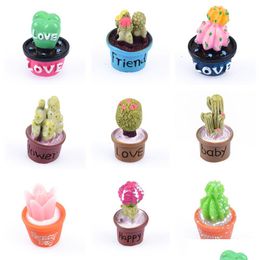 Schoen Onderdelen Accessoires 1 Stuks Hars Klomp Bedels Vetplanten Decoraties Groene Liefde Cactus Armband Bloem Ingemaakte Drop Levering Sho Dh0Fl