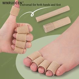 Schoenonderdelen accessoires 1 stks siliconen deksel gesneden stof teen separator spacer buis mouw cap valgus hamer protector vinger voetverzorging pedicure 230812