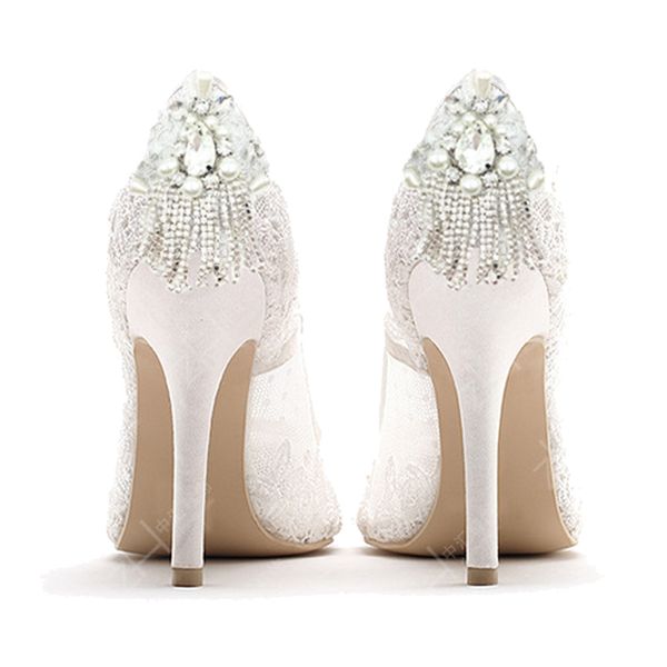 Pièces de chaussures accessoires 2 pièces cristal perle pince à chaussures boucle mariage mariée fête chaussure décoration 230710