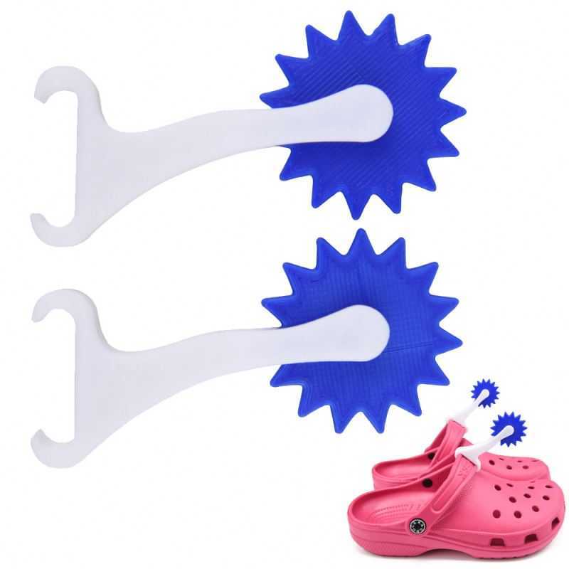 Skondelar Tillbehör 2023 Mini Croc Spurs Shoetails olika färghalsar och rodlar för Cowboysand Cowgirls dekoration för man och kvinna