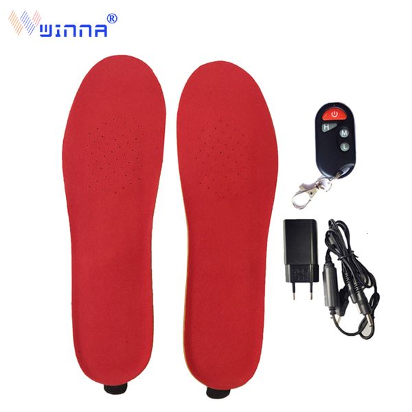 Accesorios para piezas de zapatos 2300/2000mAh Invierno inalámbrico Isolas calefactadas eléctricas con tamaño de control remoto EUR 35-46# Material Isoles de calefacción térmica EVA 230225