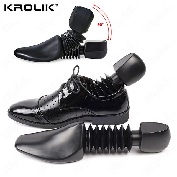 Shoe Parts Accessories 2Pc télescopique pratique en plastique longueur réglable hommes chaussures arbres civière support de botte organisateurs noir arbre à chaussures homme femmes 231009