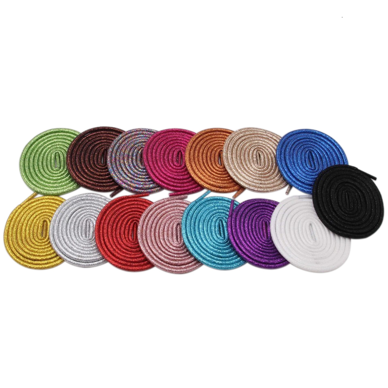 Colorful Metallic Shoelaces - 30 Pairs for Fancy Sports Shoes, Canvas Sneakers & More (45mm, Unique Pearlized Rope)