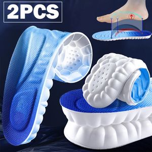 Pièces de chaussures accessoires 4D Cloud technologie semelles de sport pour chaussures semelle en PU doux respirant coussin d'absorption des chocs en cours d'exécution soins orthopédiques 231030
